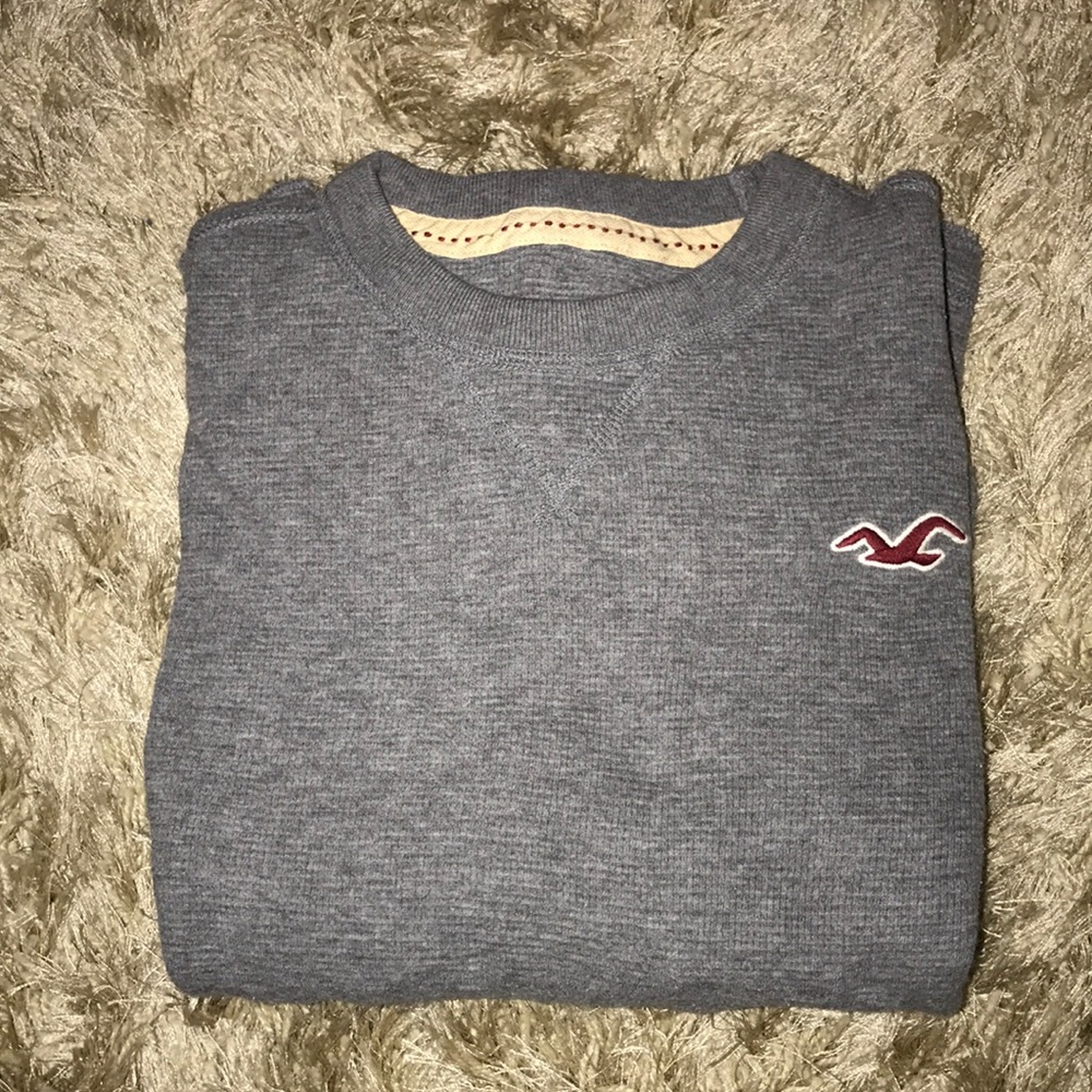Hollister Gray Thermal Long Sleeve